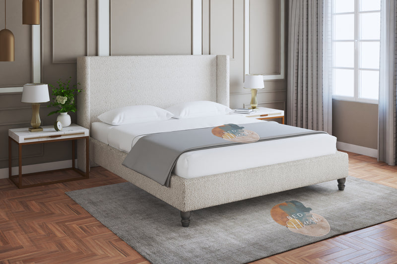 Alrai upholstered online bed